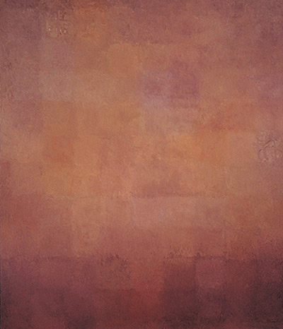 "Diffused Grid" Oil on linen, 96in x 72in, 1997