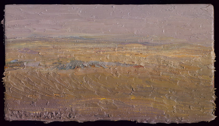 "Heath" Oil on Panel, 4 1/8 in x 7 3/8 in, 2001
